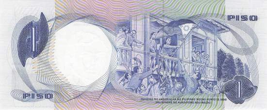 Philippinen 1 Piso 1969 p142a